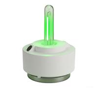 Lámpara portátil de agua salada de 80 lúmenes, luz sin batería para camping, senderismo, kits de supervivencia para huracanes, preparación para cortes de energía, linterna LED compacta blanca, no