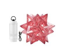 Lámpara portátil de Camp Light Star, Star Light para camping, resistente al agua, lámpara de mesa de polipropileno, iluminación ambiental para tienda de campaña, de senderismo, decoración de