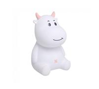 wonderlamp - Luz de noche infantil quitamiedos portátil con forma de vaca LED 1,2W y Luces RGB Margarita