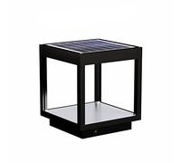 Lámpara portátil LED SOLAR para exterior/jardín de aluminio 3,5W 3000K 120º NEGRO modelo VISOR de Beneito Faure