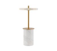 Lámpara Portátil Mini Asteria Move de Mármol Blanco