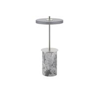 Lámpara Portátil Mini Asteria Move Mármol Gris /acero
