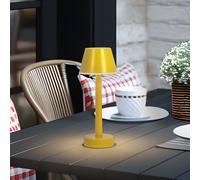 Lindby - Gaja LED Portable Lámpara de Sobremesa IP44 RGBW Amarillo,