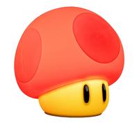 Paladone Lámpara Super Mario Mushroom SquishyGlo – Licencia oficial