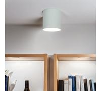 Lámpara Redonda de Techo Ø13cm H: 13cm Blanco Salón Pasillo Cocina Lámpara,Foco