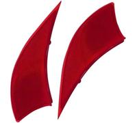 Lámpara reflectora de parachoques trasero, XEBRAD Reflector de parachoques trasero, 1 par de luces de posición reflectantes for Lexus IS200t IS250 IS300 IS350, rojo 8191053051