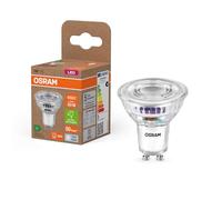 Lámpara reflectora LED OSRAM Energy Class PAR16 con 2,5 W, 450 lm, blanco frío (4000 K) de vidrio sin plomo con casquillo GU10 en clase de eficiencia energética A, 50 mm de diámetro, paquete IP20.6
