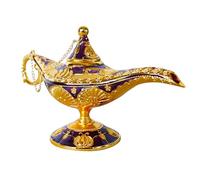 Lámpara retro de Aladino - Decoración mágica para mesa de estilo antiguo, accesorio de exhibición decorativo | Para el hogar, fiesta, boda, estante de mesa, salón, oficina, fiesta, decoración de