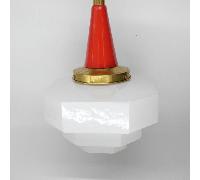 Lámpara Scala Rojo Opal Blanca Brillo
