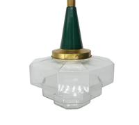 Lámpara Scala Verde Botella Transparente