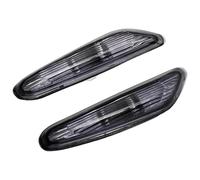 Lámpara Señal Giro Retrovisor Para BMW E46 E60 E61 E83 1 Par Luces Indicadoras Posición Lateral Gris/blancas Para Coche(Gray)