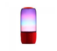 V-TAC VT-7456 Bluetooth Speaker Met RGB verlichting - 2 x 3 W - Rood