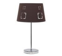 Lampara sobremesa celaya 1xe14 marron de fabrilamp.