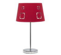 Lampara sobremesa celaya 1xe14 rojo de fabrilamp.