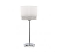 lampara sobremesa kenya 1xe14 blanco/gris 18d