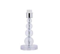 Lampara sobremesa metacrilato color cromo serie versalles 13cm