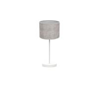 Sobremesa jerte 1xe14 blanco/cemento gris 42x17x17 cm marca fabrilamp