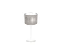 Lampara sobremesa metal color blanco serie piron 17cm 42 cm