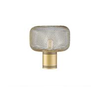Lampara sobremesa metal color dorado serie osiris 28cm
