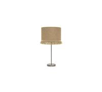 Sobremesa alto sibila 1xe27 cuero/arena 62x30x30 cm
