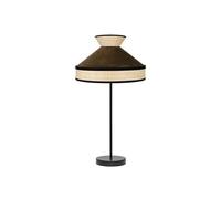 Fabrilamp sobremesa modelo fabrizo alto con detalle natural/marron