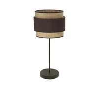 Lampara sobremesa metal color marron serie kandy 30cm