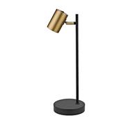 Lampara sobremesa metal color negro serie paros 15cm