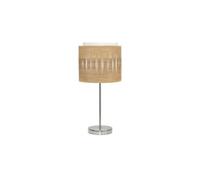 Sobremesa alexandra color niquel/madera clara modelo fabrilamp