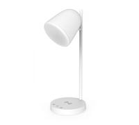 Lampara sobremesa Muvit io Wifi Blanco + base carga inalambrica