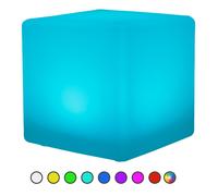 Lámpara Solar Cubo 8+1 Colores Lámpara Redonda Exterior Jardín Decoración Luz