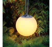 Lámpara Solar De Esfera Colgante De Jardín RGB Colorido Blanco Cálido Exterior