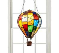 Lámpara Solar De Globo Aerostático - Luz Sendero con Efecto Llama Parpadeante,Decorativa Impermeable Para Bodas Halloween Cumpleaños Jardín Patio Decoración