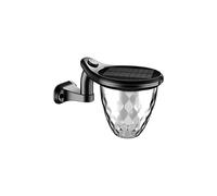 Lámpara solar de pared 100lm, 3.7V/1.2AH Li-Ion, CCT regulable, IP54; ideal para iluminar exteriores y jardines.