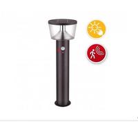 Velamp Lámpara de pie con energía solar 600 lúmenes, con detector de movimiento