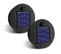 Lámpara Solar de Repuesto, 2 Piezas Linterna Solar Superior, Caja Batería, Accesorios Luz Con LED, Luces Para Decoración de Jardín, Patio, Pasarela (7cm)