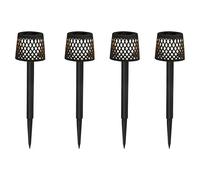 NewGarden Focos de Exterior de la Marca Modelo New Garden Gretita Solar lampada c.picch. conf. 4pz. Nero