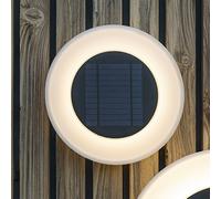 Aplique solar LED Wally de Newgarden, Ø 27 cm