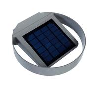 Lámpara solar LED de pared para exteriores con sensor crepuscular 125Lm