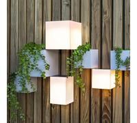 Lámpara solar LED para pared Newgarden Wally, 12 x 12 cm