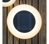 Lámpara solar LED para pared Newgarden Wally, Ø 39 cm