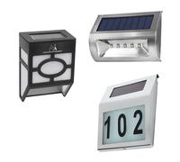 Lámpara Solar LED Sensor crepuscular terraza - 3 modelos diferentes Maclean