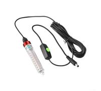 Lámpara sumergible de aleación de aluminio de 5 m de cable de inmersión profunda (luz ámbar)