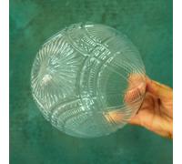 Lampara Techo Atomo 3 luces Regleta Tallada Transparente