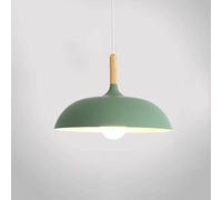 Lámpara Techo Moderna con Diseño De Macarrón Lámparas Colgantes Creativas De Colores Lámpara Colgante con Decoración Artística De Madera Techo Moderna Un Solo Cabezal para Mesita De