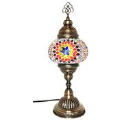 Lámpara Turca Mosaico Sobremesa Nº 2. Lámpara marroquí de mesa: un toque mágico de tradición y calidez. Ilumina tu hogar con la fascinante belleza de una lámpara de mosaico
