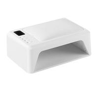 Lampara uñas, Lámpara de uñas UV LED de 72 W, profesional, 2 en 1, gran capacidad, con secador de uñas y reposabrazos for salón de manicura.