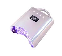 Lampara uñas, Lámpara UV LED de 76 W for uñas de gel de secado rápido, 39 LED, equipo de manicura for salón.(Silver)