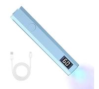 Lámpara UV De Mano Portátil Para Uñas De Gel Lámpara UV 2 Temporizadores | Recargable Para mujeres adultas mini portátil recargable USB luz de curado LED UV kit