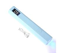 Lámpara UV para uñas de gel, lámpara de esmalte de uñas - Secador de lino LED UV Luz UV de gel recargable,USB Charging Nail Dryer Manicura Disvice de curado para tiendas de hogar Salón