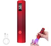 Lámpara UV portátil para uñas, luz LED de mano para curar esmalte de gel, manicura en casa